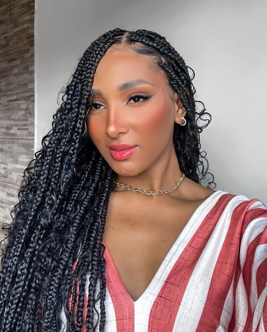 How to Achieve Perfect Boho Braids with The Vanity Box’s Malaysian Curly Hair