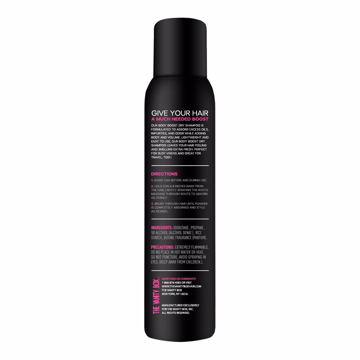 Body Boost Dry Shampoo - The Vanity Box